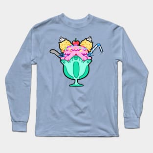 Kitty Icecream Long Sleeve T-Shirt